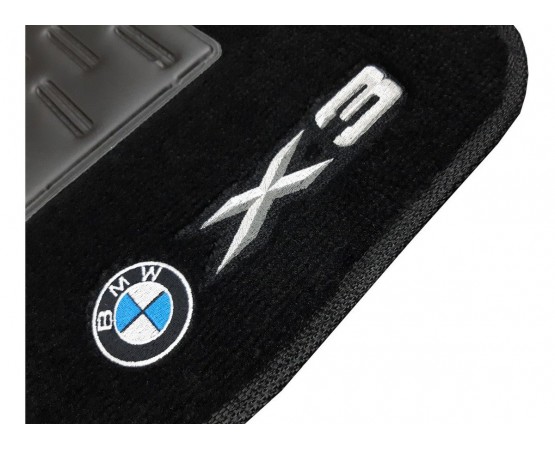 Tapete BMW X3 2024 + Porta Malas Preto Luxo