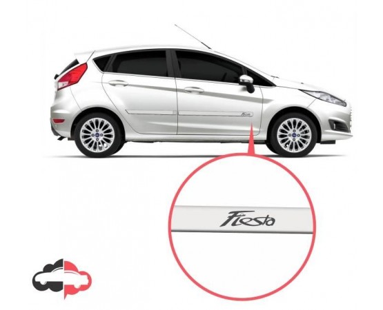 Friso Lateral Personalizado Ford Fiesta Rocam (Estampa New Fiesta)