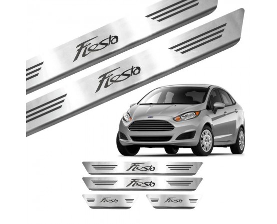 Soleira de Aço Inox Ford New Fiesta