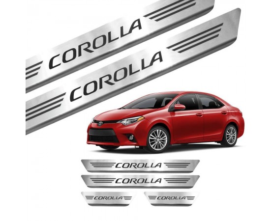 Soleira de Aço Inox Toyota Corolla