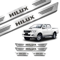 Soleira de Aço Inox Toyota Hilux