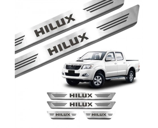 Soleira de Aço Inox Toyota Hilux