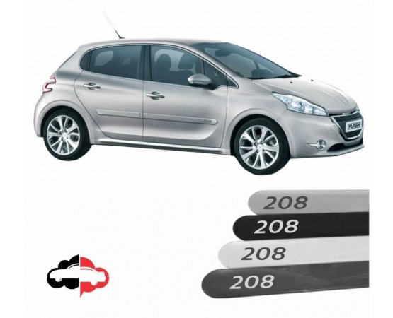 Friso Lateral Personalizado Peugeot 208