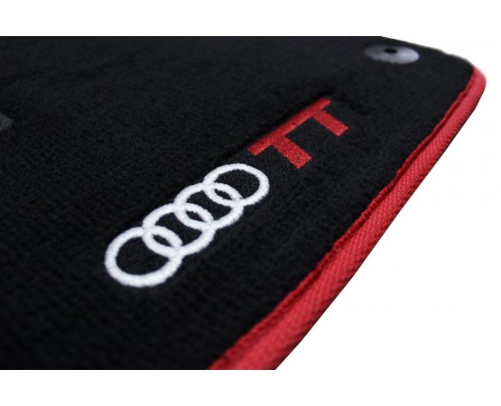 Tapete Audi TT Preto/vermelho Luxo