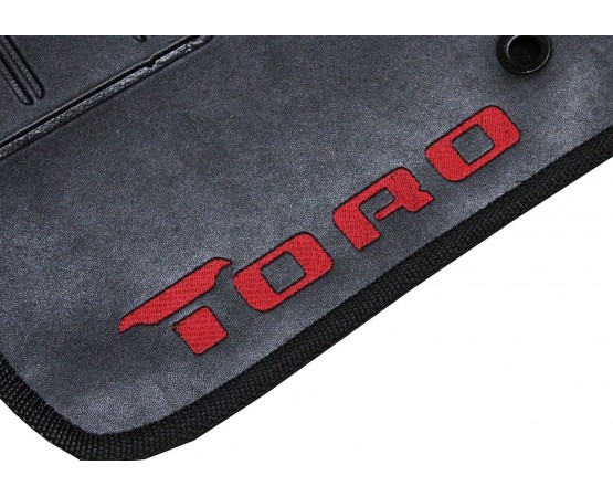 Tapete Fiat Toro Traseiro Inteiriço Preto Borracha