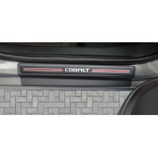Soleira Premium Chevrolet Carbono 4P Cobalt