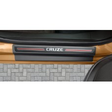 Soleira Premium Chevrolet Carbono 4P Cruze