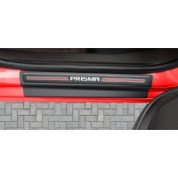 Soleira Premium Chevrolet Carbono 4P Prisma