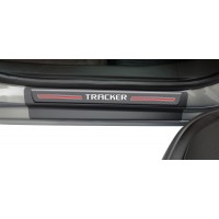 Soleira Premium Chevrolet Carbono 4P Tracker