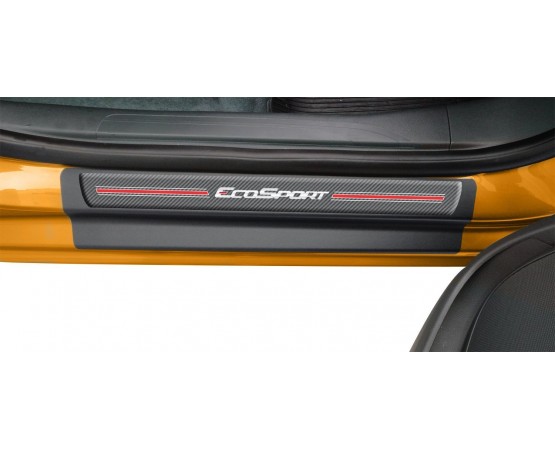 Soleira Premium Ford Carbono 4P Ecosport