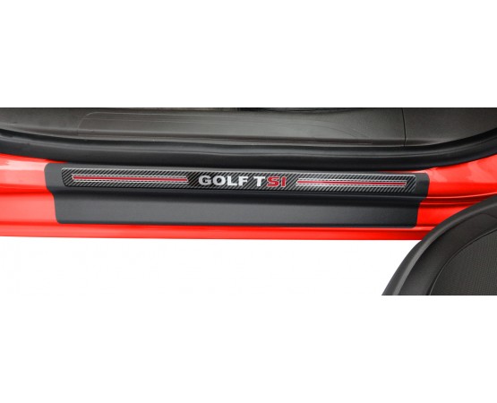 Soleira Premium Carbono 4P Golf Tsi