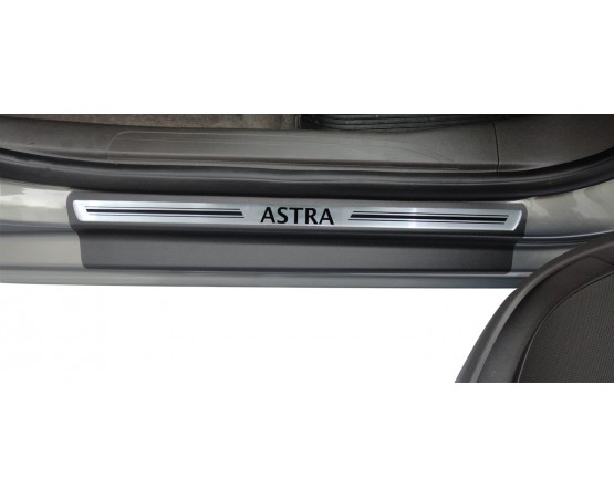 Soleira Premium Aço Escovado 4P Astra