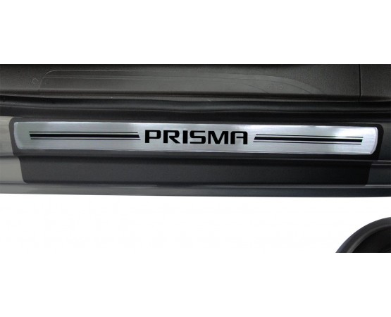 Soleira Premium Aço Escovado 4P Prisma