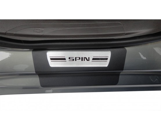 Soleira Premium Aço Escovado 4P Spin