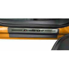 Soleira Premium Ford Aço Escovado 4P Ecosport