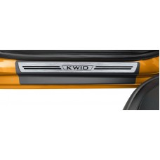 Soleira Premium Renault Aço Escovado 4P Kwid