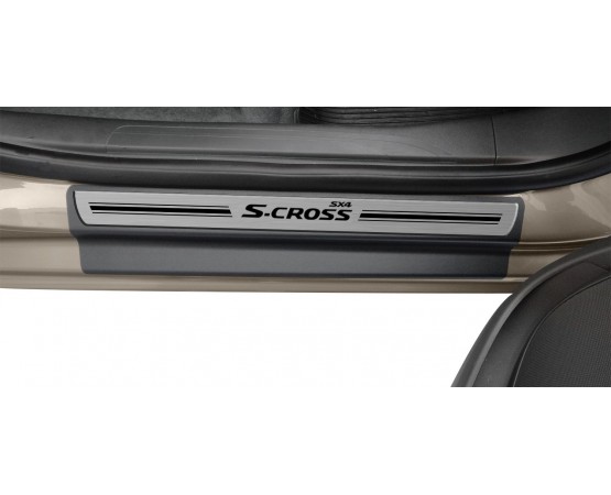 Soleira Premium Suzuki Aço Escovado 4P S-Cross