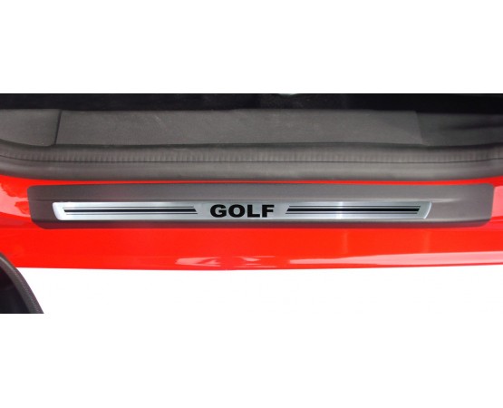 Soleira Premium Aço Escovado 4P Golf