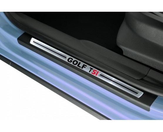 Soleira Premium Aço Escovado 4P Golf Tsi