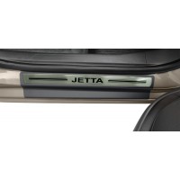 Soleira Premium Aço Escovado 4P Jetta