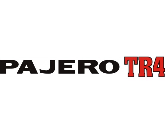 ADESIVO PAJERO TR4 - PAJERO TR4 16V PRETO S/ RESINA