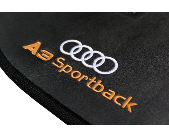 Tapete Audi A3 Sportback Traseiro Inteiriço Bege Borracha