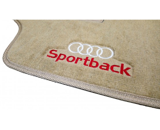 Tapete Audi A3 Sportback 2004 à 2012 Bege Luxo