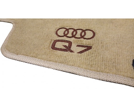 Tapete Audi Q7 2005 à 2015 5 Lug. Bege Luxo