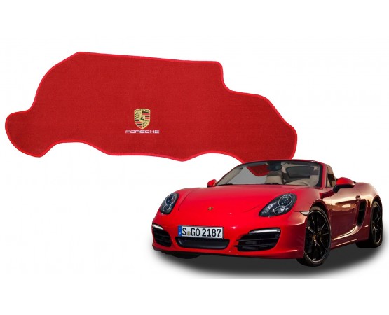 Tapete Porta Malas Para Porsche Boxster Vermelho Luxo