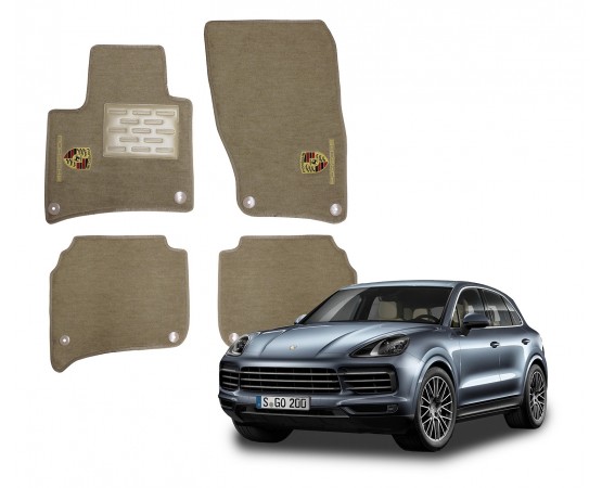 Jogo de Tapetes Porsche Cayenne S Luxo